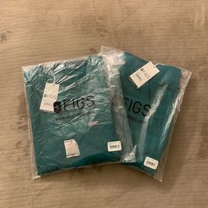 Figs scrub set- Hunter Green